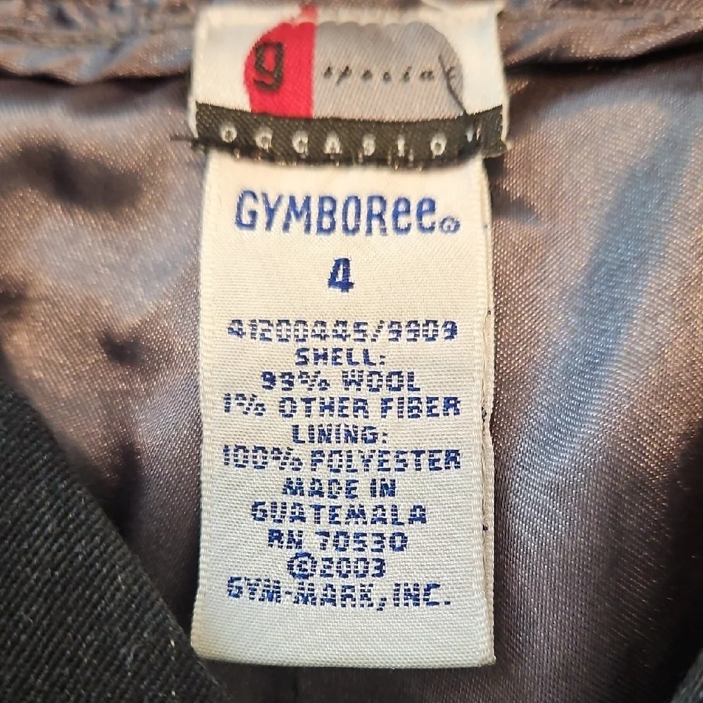 Gymboree Black Pinstripe Trousers. Size 4